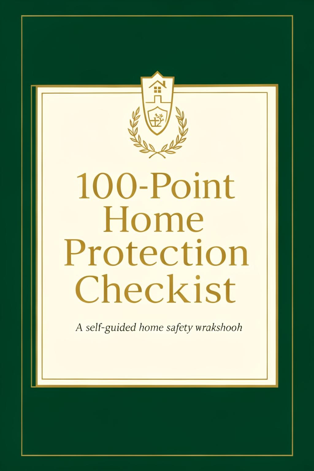 100-Point Home Protection Checklist™ — Guardian Nest publication cover