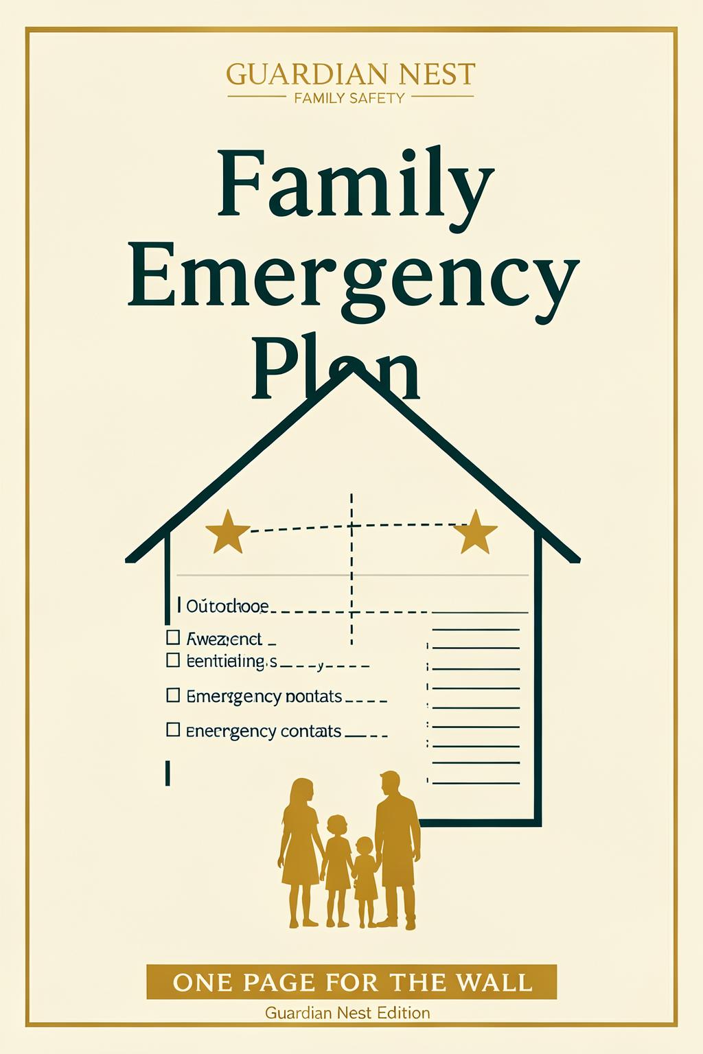 Family Emergency Plan — Guardian Nest publication cover